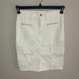 AG Jeans Adriano Goldschmied White Skirt